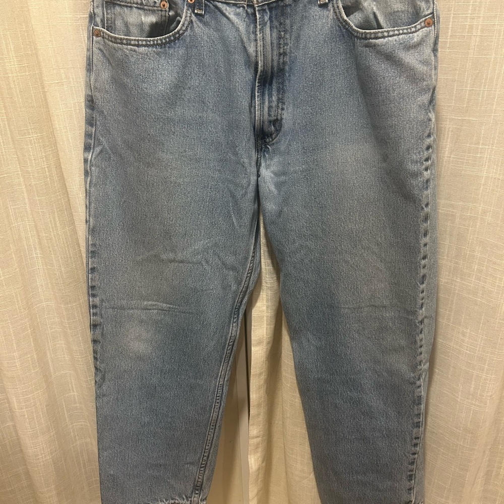 Men’s Levi’s 550 relaxed fit, red tag, medium wash Vintage - Picture 9 of 11